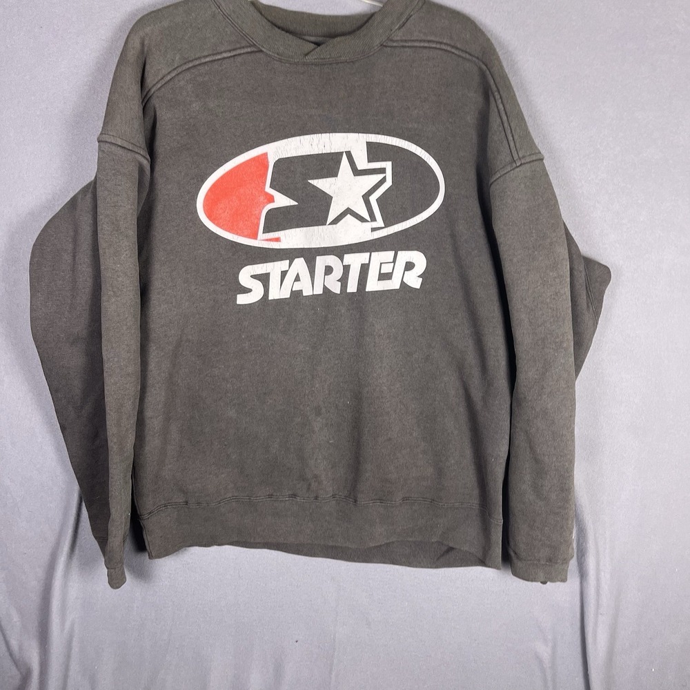 Vintage STARTER Heavy Sweatshirt Mens Large Crewneck Activewear 90s‎ Logo